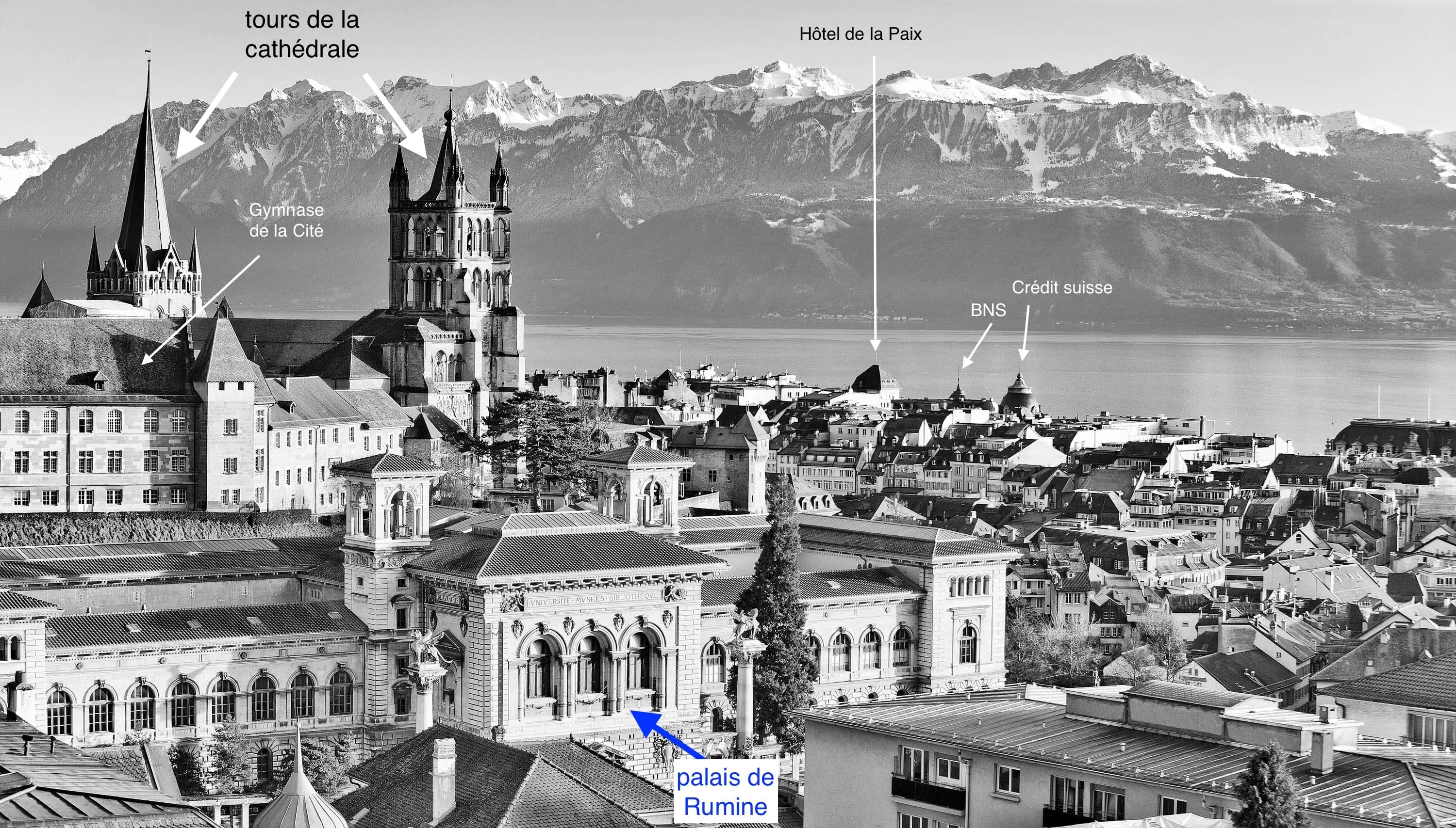 Carte pop up de la ville de Lausanne par Rifletto